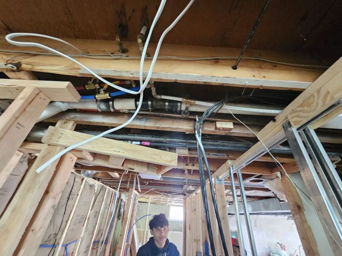 Framing electrical rough in